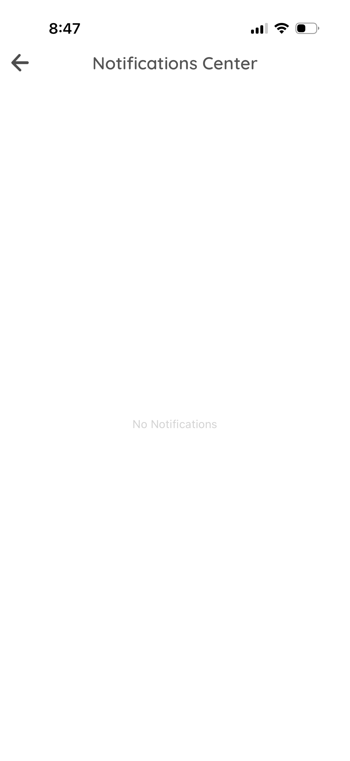 numero notifications screenshot